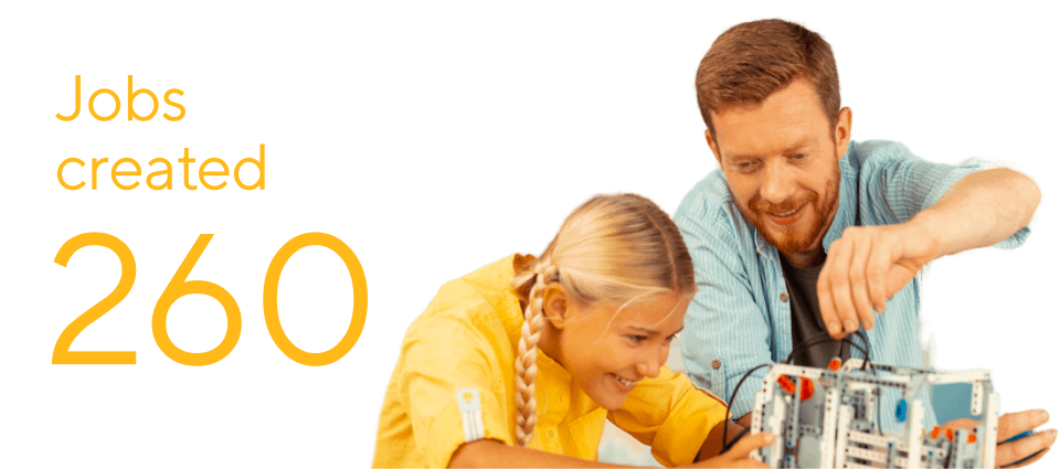 Slide website jobs created